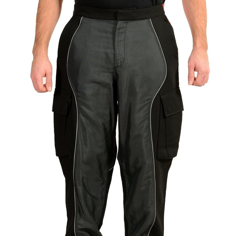 Scuderia Ferrari Men's Cargo Carbon Fiber Mix Fabric Pants US M IT 50
